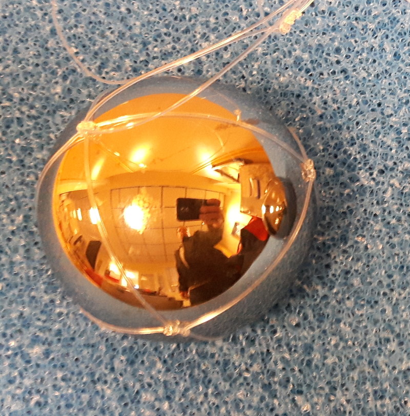 Photo of calibration sphere